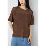 畔編み半袖ニットトップス | AZUL BY MOUSSY | 詳細画像22 