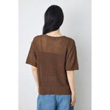 畔編み半袖ニットトップス | AZUL BY MOUSSY | 詳細画像24 