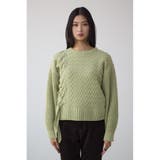 サイドレースアップケーブルニット | AZUL BY MOUSSY | 詳細画像25