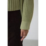 サイドレースアップケーブルニット | AZUL BY MOUSSY | 詳細画像30