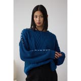 ステッチデザインケーブルニット | AZUL BY MOUSSY | 詳細画像29 