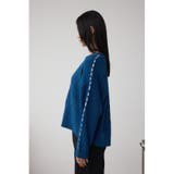 ステッチデザインケーブルニット | AZUL BY MOUSSY | 詳細画像32 