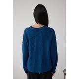 ステッチデザインケーブルニット | AZUL BY MOUSSY | 詳細画像33 