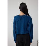 ステッチデザインケーブルニット | AZUL BY MOUSSY | 詳細画像39 