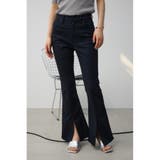 BLK | センタースリットカラーフレアパンツ | AZUL BY MOUSSY