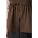 ジップペプラムサイドドロストベスト | AZUL BY MOUSSY | 詳細画像20 