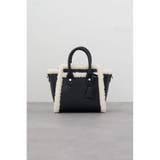 BLK | フェイクムートンハンドバッグ | AZUL BY MOUSSY