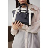 フェイクムートンハンドバッグ | AZUL BY MOUSSY | 詳細画像1 