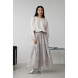 ナイロンスカートドッキングワンピース | AZUL BY MOUSSY | 詳細画像3