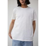 WHT | POPCORN JACQUARD C/N TEE | AZUL BY MOUSSY
