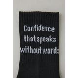 メッセージミドルソックス | AZUL BY MOUSSY | 詳細画像6