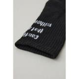 メッセージミドルソックス | AZUL BY MOUSSY | 詳細画像8