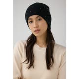 BLK | デコラティブリブニットビーニー | AZUL BY MOUSSY
