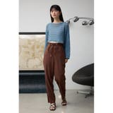 クロップドクロシェニットトップス | AZUL BY MOUSSY | 詳細画像25