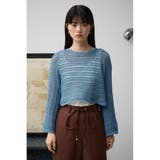 クロップドクロシェニットトップス | AZUL BY MOUSSY | 詳細画像26