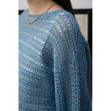 クロップドクロシェニットトップス | AZUL BY MOUSSY | 詳細画像30