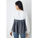 アシンメトリービスチェドッキングトップス | AZUL BY MOUSSY | 詳細画像22 