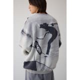 L/GRY1 | フォトジャガードニット | AZUL BY MOUSSY