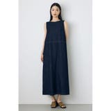 甘撚りデニムワンピース | AZUL BY MOUSSY | 詳細画像13 