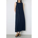 甘撚りデニムワンピース | AZUL BY MOUSSY | 詳細画像14 