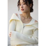 IVOY3 | ジップアンサンブルニット | AZUL BY MOUSSY