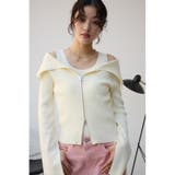 ジップアンサンブルニット | AZUL BY MOUSSY | 詳細画像1 