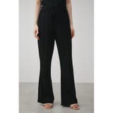 JACQUARD RIB FLARE PANTS | AZUL BY MOUSSY | 詳細画像5