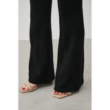 JACQUARD RIB FLARE PANTS | AZUL BY MOUSSY | 詳細画像10
