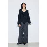 ラッフルロングスリーブブラウス | AZUL BY MOUSSY | 詳細画像14