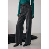 AZUL DENIM スタッズワイドデニム | AZUL BY MOUSSY | 詳細画像2