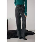 BLK | AZUL DENIM スタッズワイドデニム | AZUL BY MOUSSY