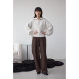 ワイドベルトツイルイージーパンツ | AZUL BY MOUSSY | 詳細画像14