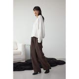 ワイドベルトツイルイージーパンツ | AZUL BY MOUSSY | 詳細画像15