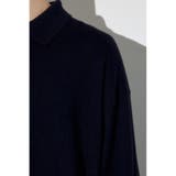 カシミヤミックスポロカラーニットトップス | AZUL BY MOUSSY | 詳細画像11