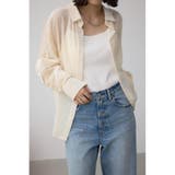 シアーコーデュロイ袖スリットボタンシャツ | AZUL BY MOUSSY | 詳細画像1 