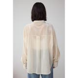 シアーコーデュロイ袖スリットボタンシャツ | AZUL BY MOUSSY | 詳細画像7 