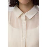 シアーコーデュロイ袖スリットボタンシャツ | AZUL BY MOUSSY | 詳細画像8 