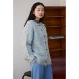 シャギーボタンロングカーディガン | AZUL BY MOUSSY | 詳細画像2 
