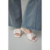 ギャザーストラップスクエアトゥサンダル | AZUL BY MOUSSY | 詳細画像1 