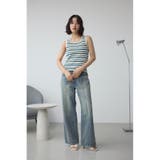 ギャザーストラップスクエアトゥサンダル | AZUL BY MOUSSY | 詳細画像3 