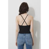 BASIC BACK CROSS CAMISOLE | AZUL BY MOUSSY | 詳細画像12 