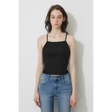 BLK | BASIC BACK CROSS CAMISOLE | AZUL BY MOUSSY