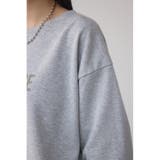 ラメウラケロゴスウェットトップス | AZUL BY MOUSSY | 詳細画像30