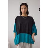 バイカラーワイドルーズニット | AZUL BY MOUSSY | 詳細画像13 