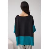 バイカラーワイドルーズニット | AZUL BY MOUSSY | 詳細画像17 