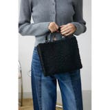 BLK | ナローハンドルボアミニトートバッグ | AZUL BY MOUSSY