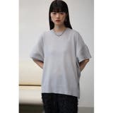 GRY | クルーネックニットトップス | AZUL BY MOUSSY