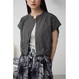 C.GRY | ギャザーヘムベスト | AZUL BY MOUSSY