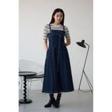 AZUL DENIM ダブルウエストキャミワンピース | AZUL BY MOUSSY | 詳細画像15