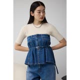 デニムベアビスチェ | AZUL BY MOUSSY | 詳細画像12 